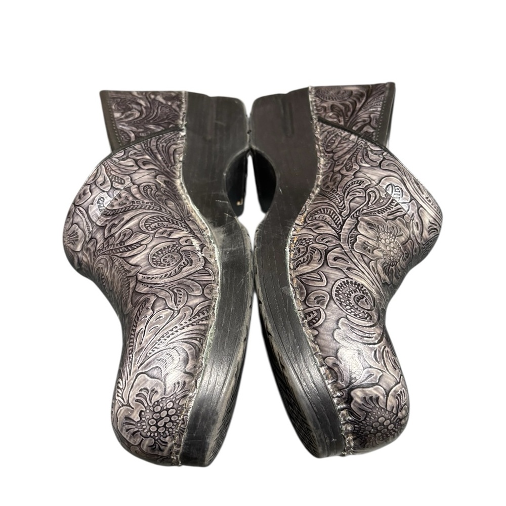 Dansko Gray Patterned Clogs - image 2